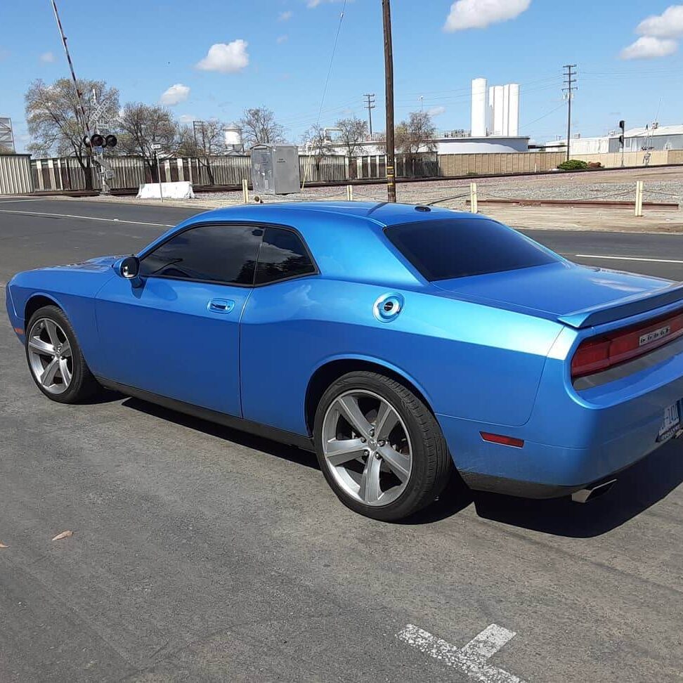 Dodge Charger tinted at Tint Plus Auto Glass in Hanford